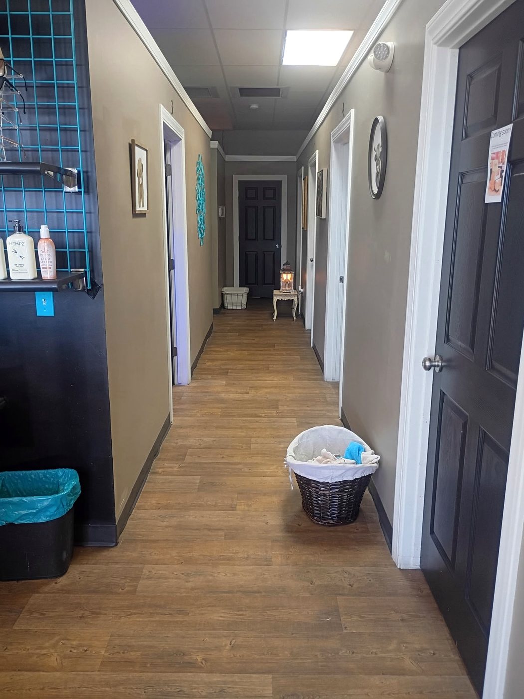 Front walkway and reception area